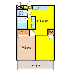 津島駅 徒歩12分 4階の物件間取画像